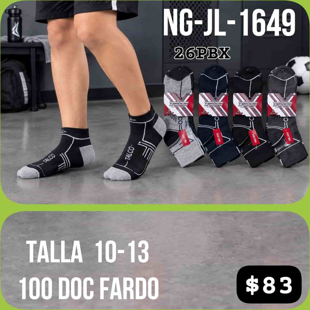 Calcetas deportivas NG-JL-1649, talla 10-13