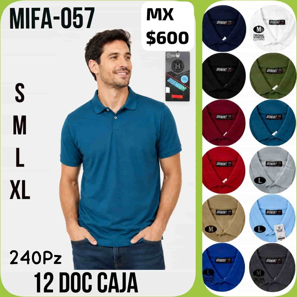 Polo para hombre MIFA-057, tallas S a XL